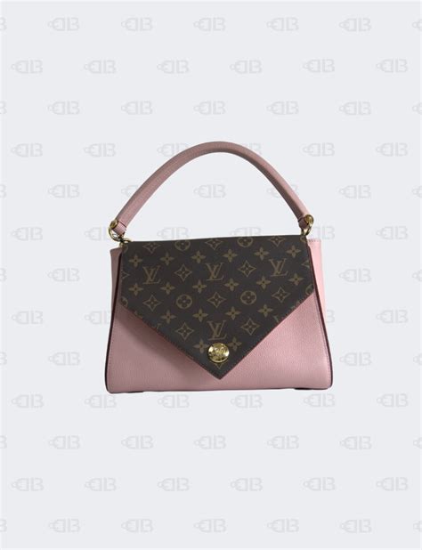 louis vuitton double v|LOUIS VUITTON Grained Calfskin Monogram Double V Rubis .